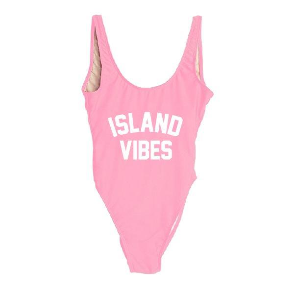 RAVESUITS Classic One Piece XS / Pink Island Vibes One Piece