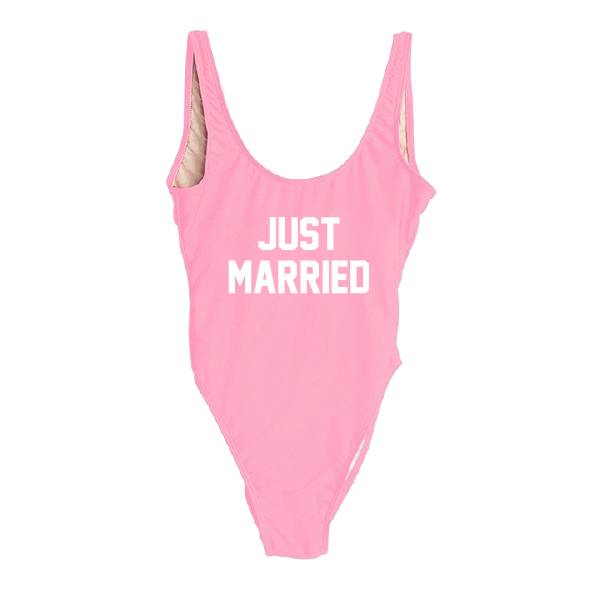 RAVESUITS Classic One Piece XS / Pink Just Married One Piece