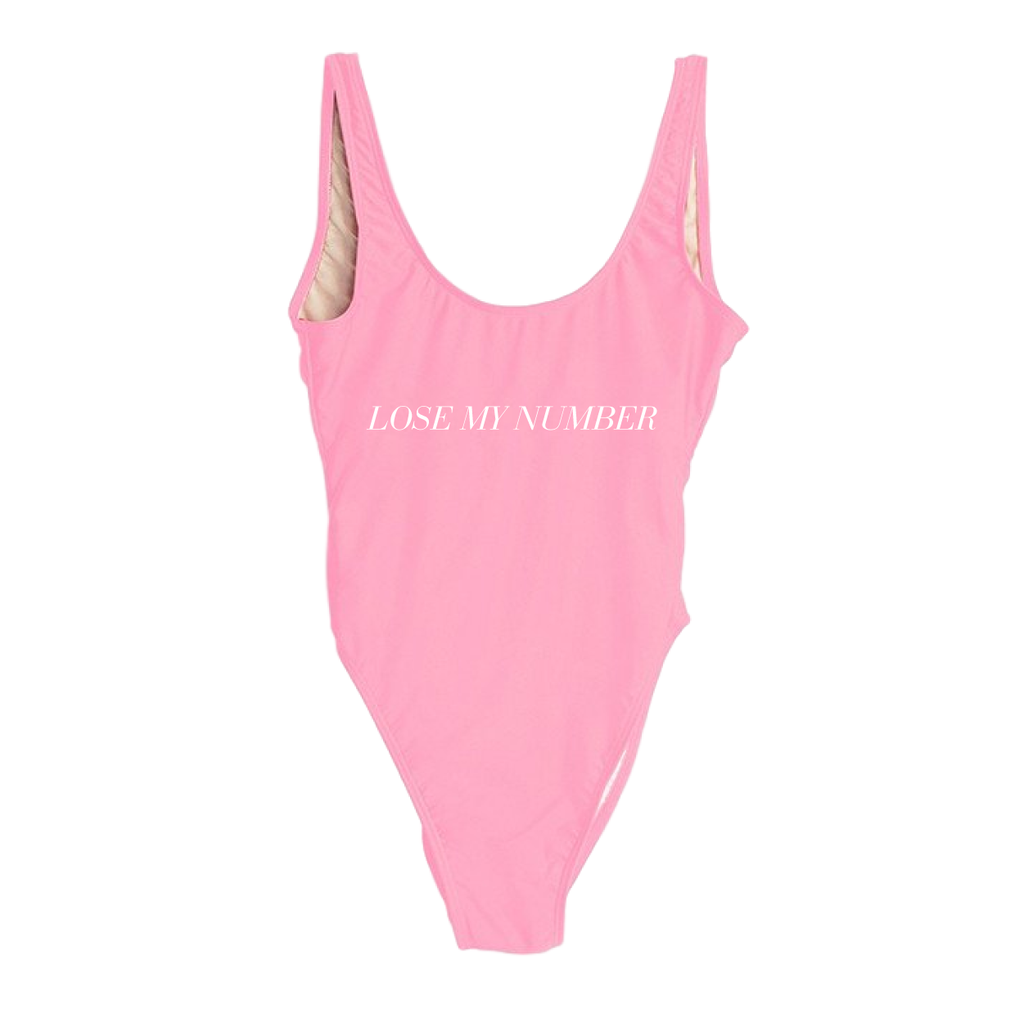 RAVESUITS Classic One Piece XS / Pink Lose My Number One Piece