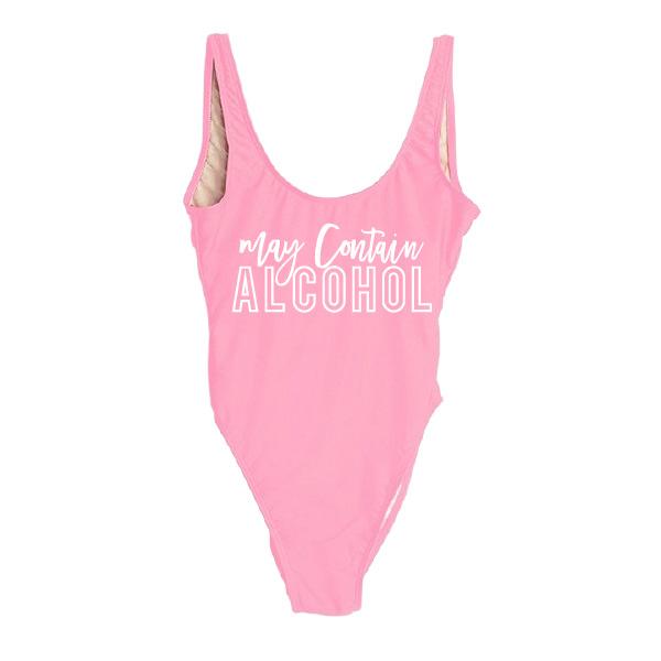RAVESUITS Classic One Piece XS / Pink May Contain Alcohol One Piece