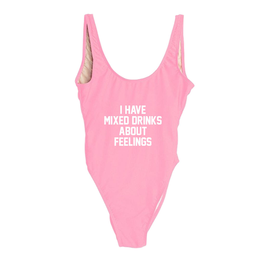 RAVESUITS Classic One Piece XS / Pink Mixed Drinks About Feelings One Piece