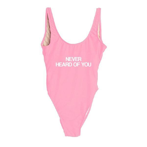 RAVESUITS Classic One Piece XS / Pink Never Heard of You One Piece