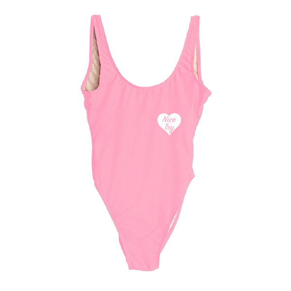 RAVESUITS Classic One Piece XS / Pink Nice Try One Piece