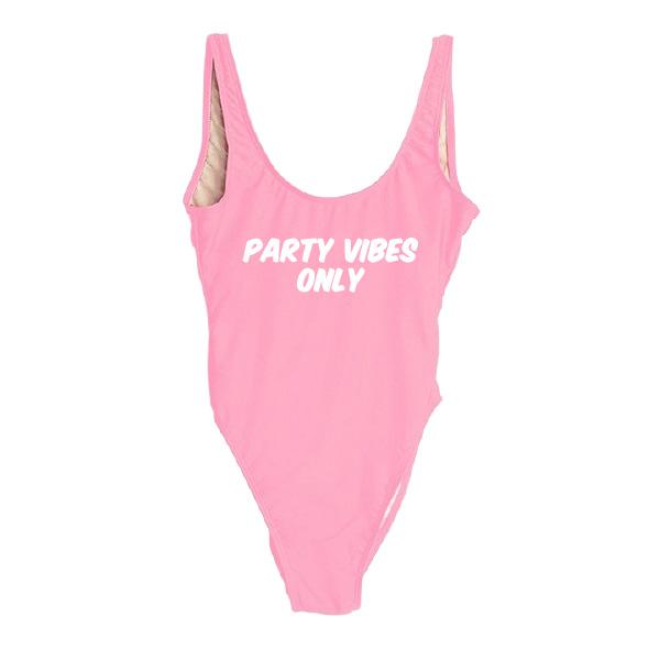 RAVESUITS Classic One Piece XS / Pink Party Vibes Only One Piece