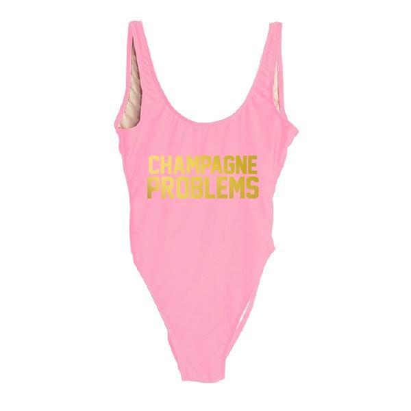 RAVESUITS Classic One Piece XS / Pink [PINK] Champagne Problems One Piece [GOLD]
