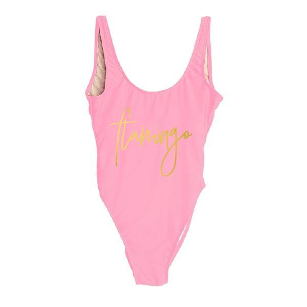 RAVESUITS Classic One Piece XS / Pink [PINK] Flamingo One Piece [GOLD]