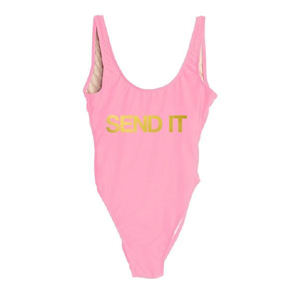 RAVESUITS Classic One Piece XS / Pink [PINK] Send It One Piece [GOLD]