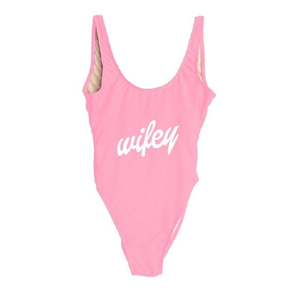 RAVESUITS Classic One Piece XS / Pink Wifey [Dollie Font] One Piece