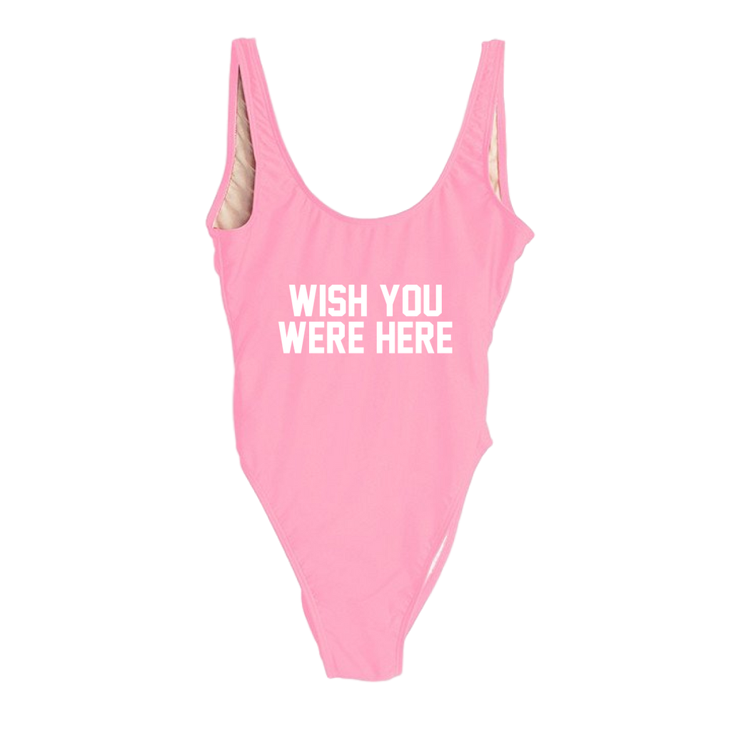RAVESUITS Classic One Piece XS / Pink Wish You Were Here One Piece