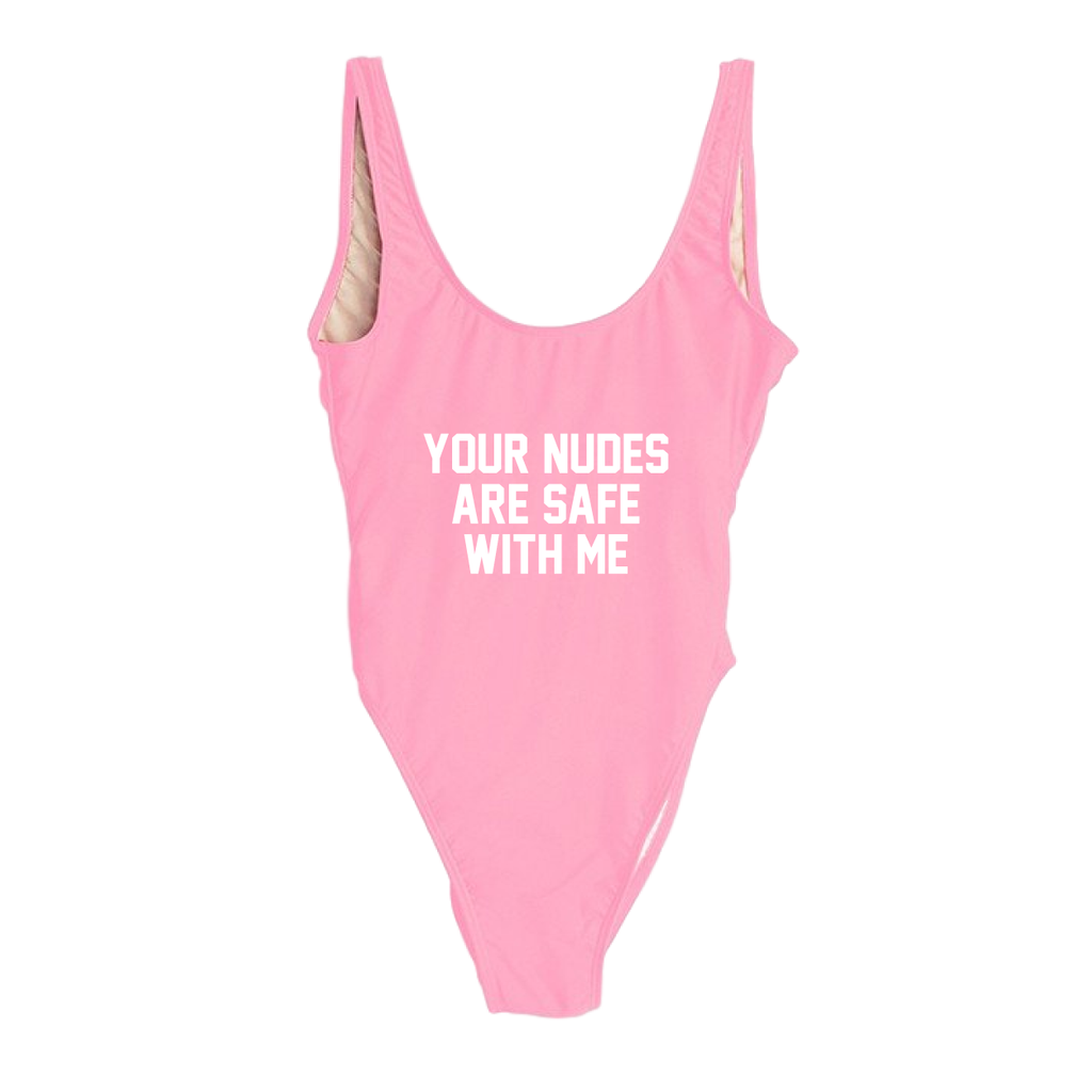 RAVESUITS Classic One Piece XS / Pink Your Nudes Are Safe One Piece