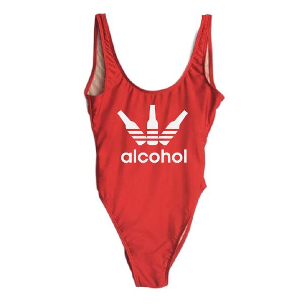 RAVESUITS Classic One Piece XS / Red alcohol one piece