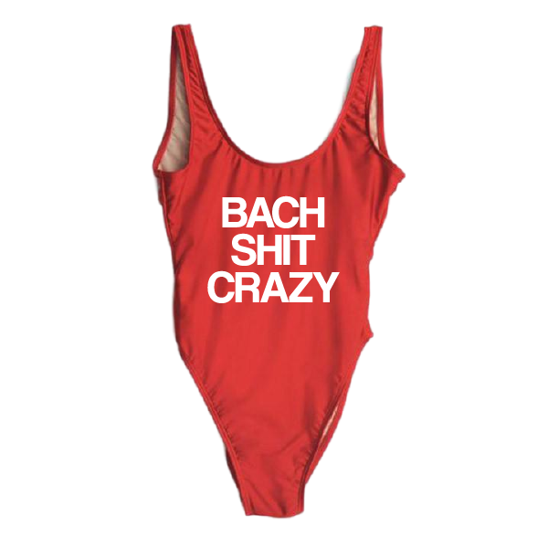 RAVESUITS Classic One Piece XS / Red Bach Sh*t Crazy One Piece
