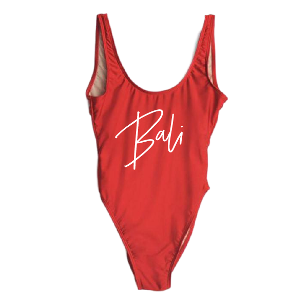 RAVESUITS XS / Red Bali One Piece