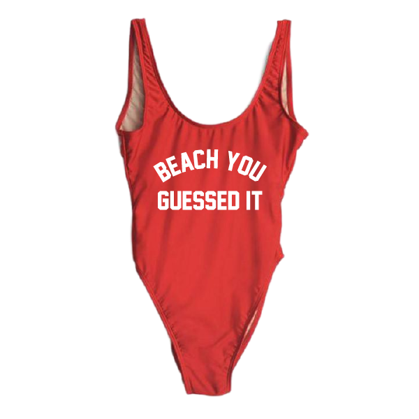 RAVESUITS Classic One Piece XS / Red Beach You Guessed It One Piece