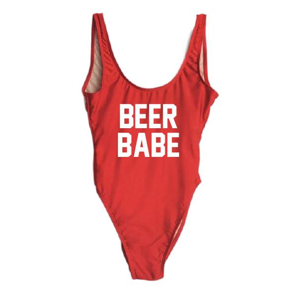 RAVESUITS Classic One Piece XS / Red Beer Babe One Piece
