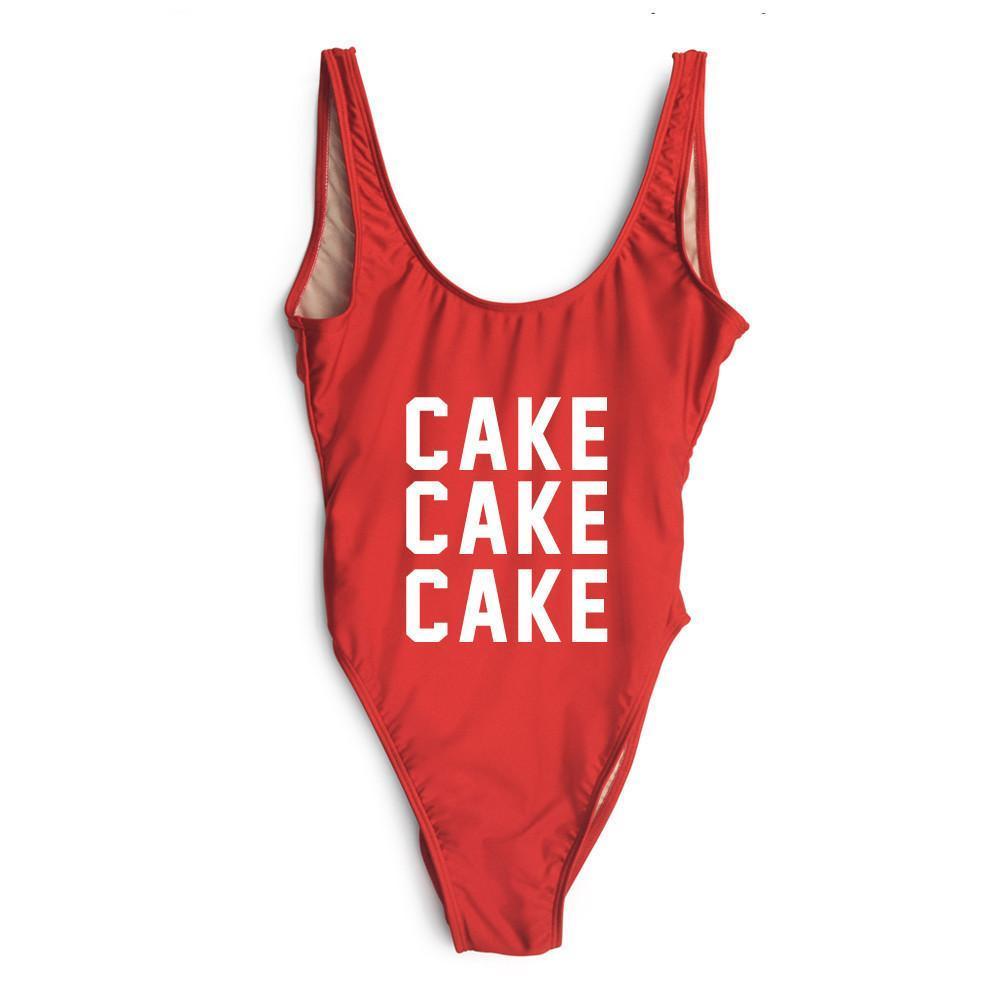 RAVESUITS Classic One Piece XS / Red Cake Cake Cake One Piece