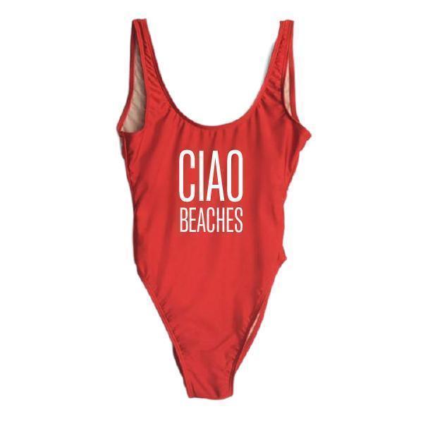 RAVESUITS Classic One Piece XS / Red Ciao Beaches One Piece