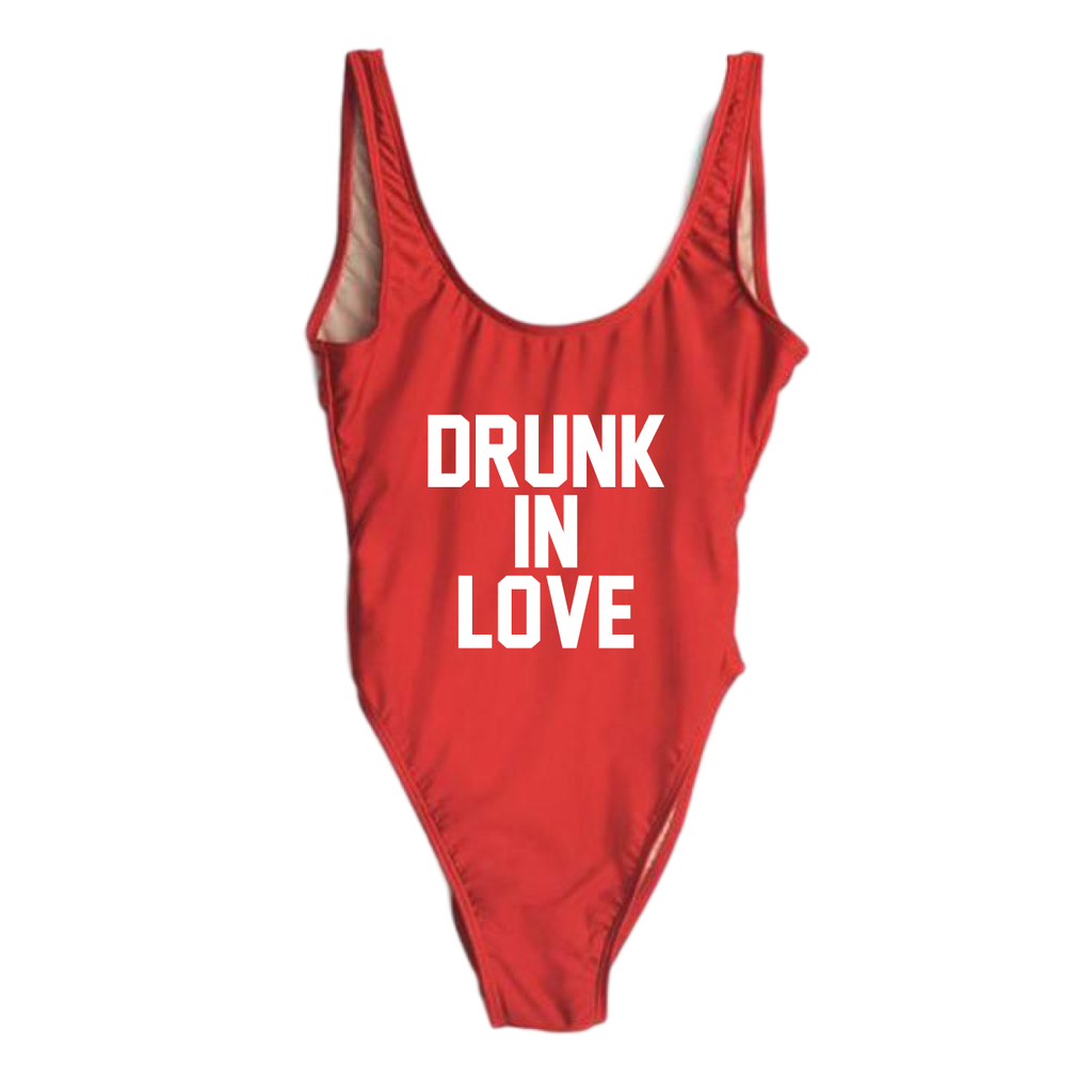 RAVESUITS Classic One Piece XS / Red Drunk In Love One Piece