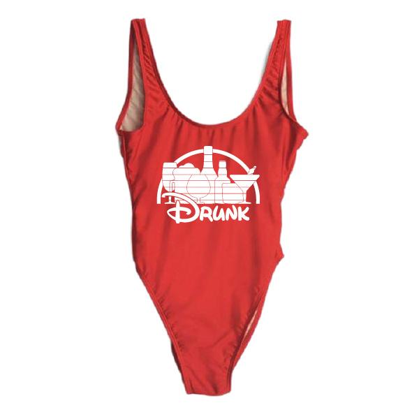 RAVESUITS Classic One Piece XS / Red Drunk One Piece
