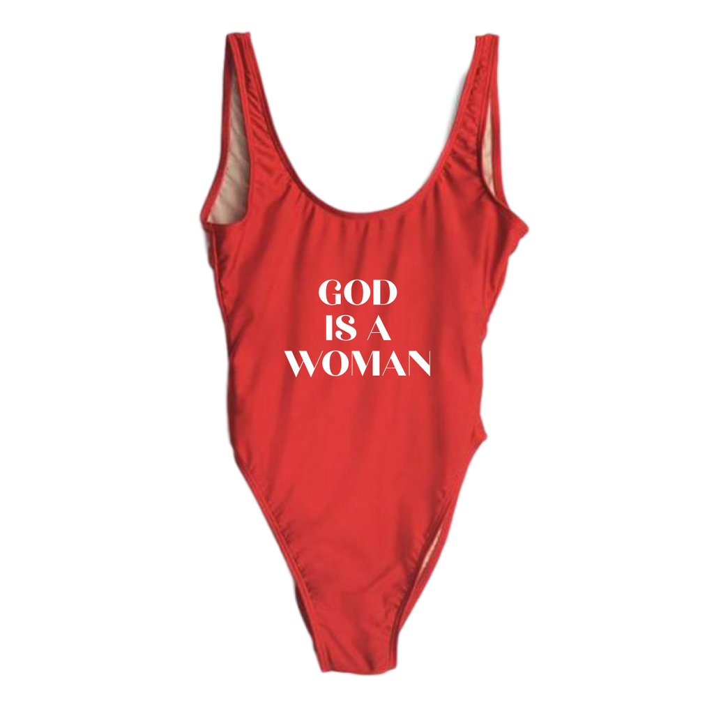 RAVESUITS Classic One Piece XS / Red God Is A Woman One Piece