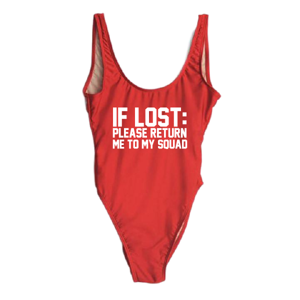 RAVESUITS Classic One Piece XS / Red If Lost: Please Return One Piece