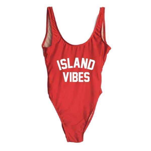 RAVESUITS Classic One Piece XS / Red Island Vibes One Piece