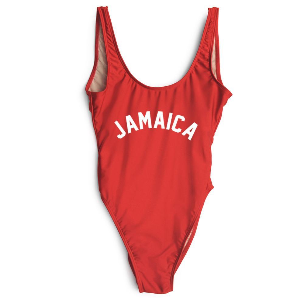RAVESUITS Classic One Piece XS / Red Jamaica One Piece