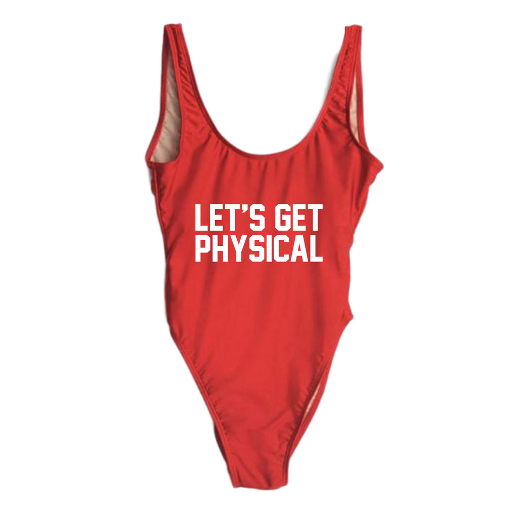 RAVESUITS Classic One Piece XS / Red Let's Get Physical One Piece