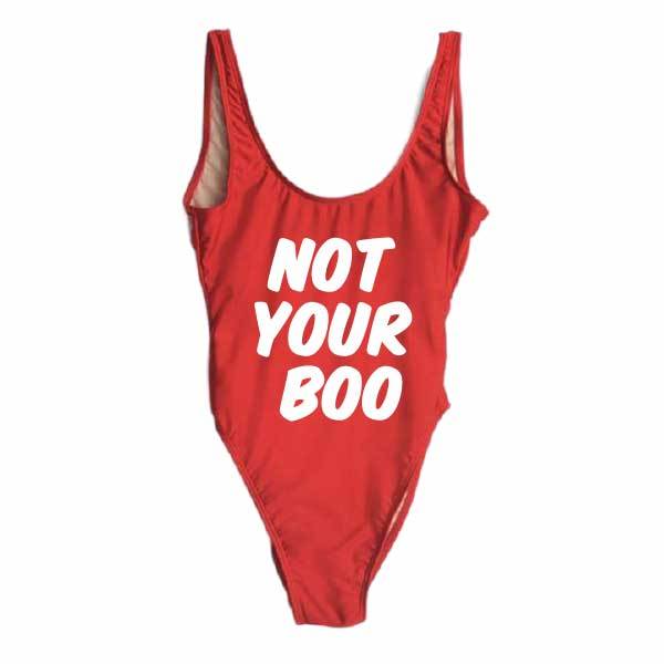 RAVESUITS Classic One Piece XS / Red Not Your Boo One Piece [HALLOWEEN]