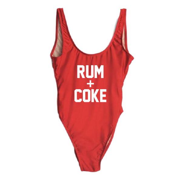 RAVESUITS Classic One Piece XS / Red Rum + Coke One Piece