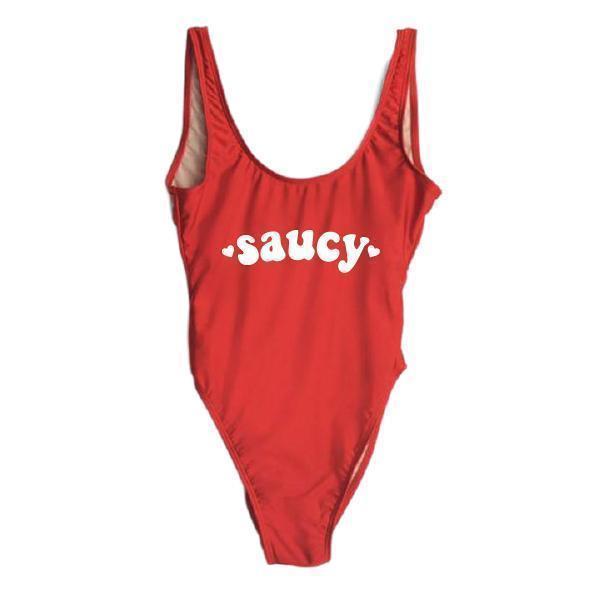 RAVESUITS Classic One Piece XS / Red Saucy One Piece