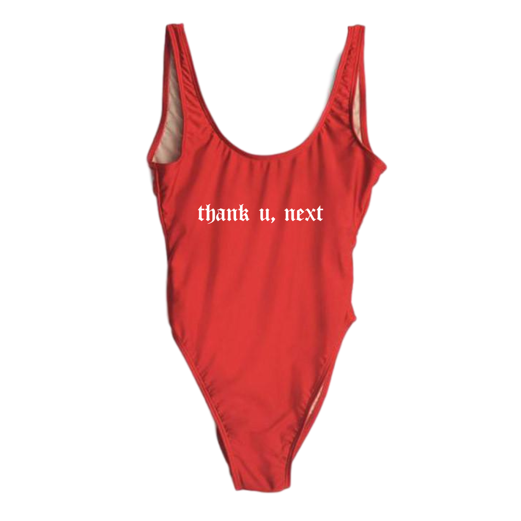 RAVESUITS Classic One Piece XS / Red Thank U, Next One Piece