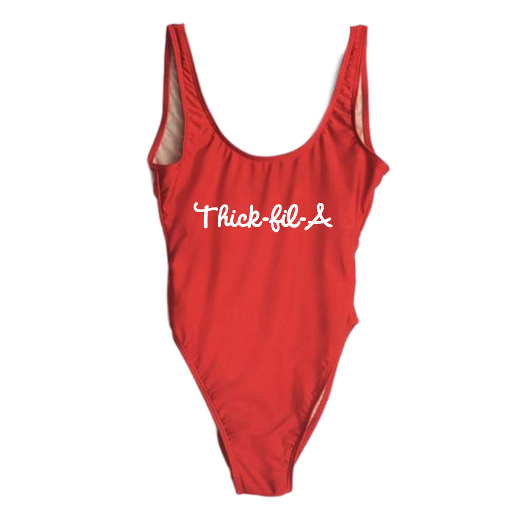 RAVESUITS XS / Red Thick-Fil-A One Piece