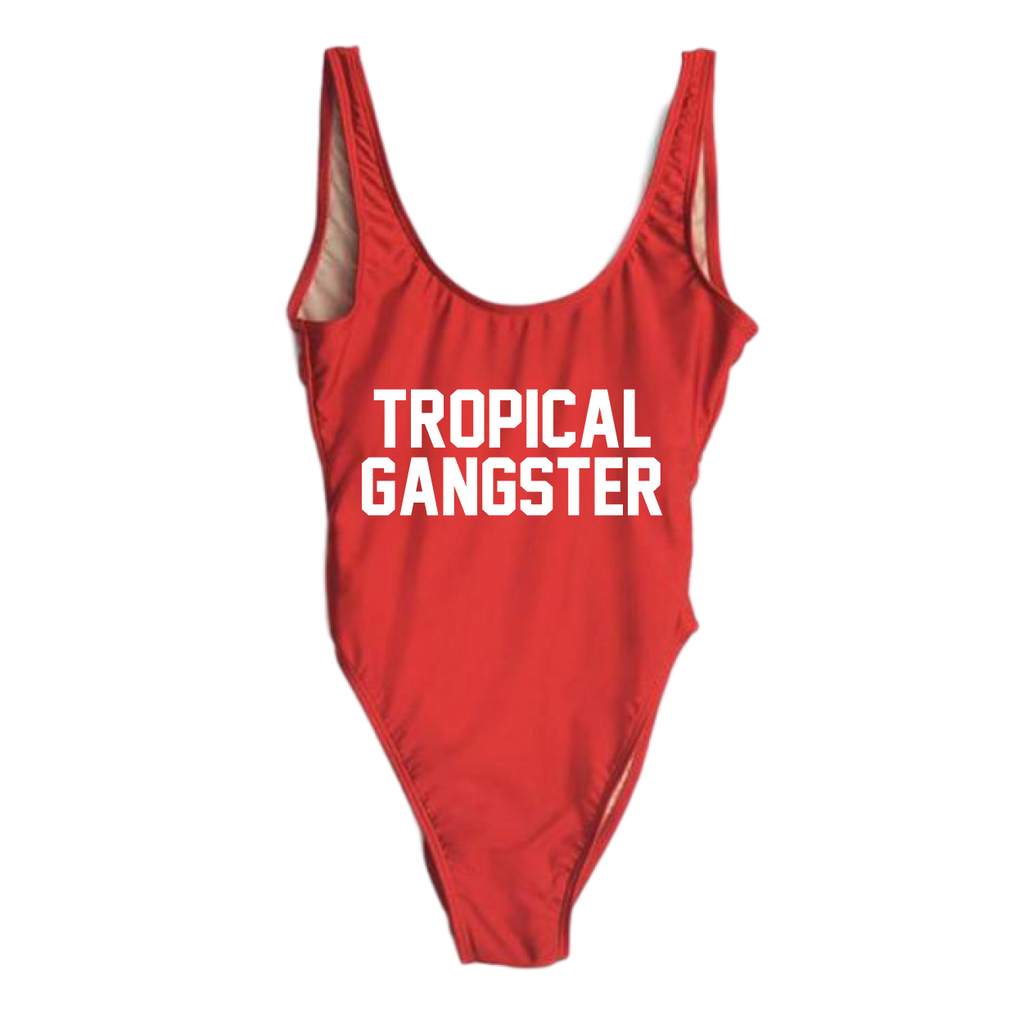 RAVESUITS Classic One Piece XS / Red Tropical Gangster One Piece