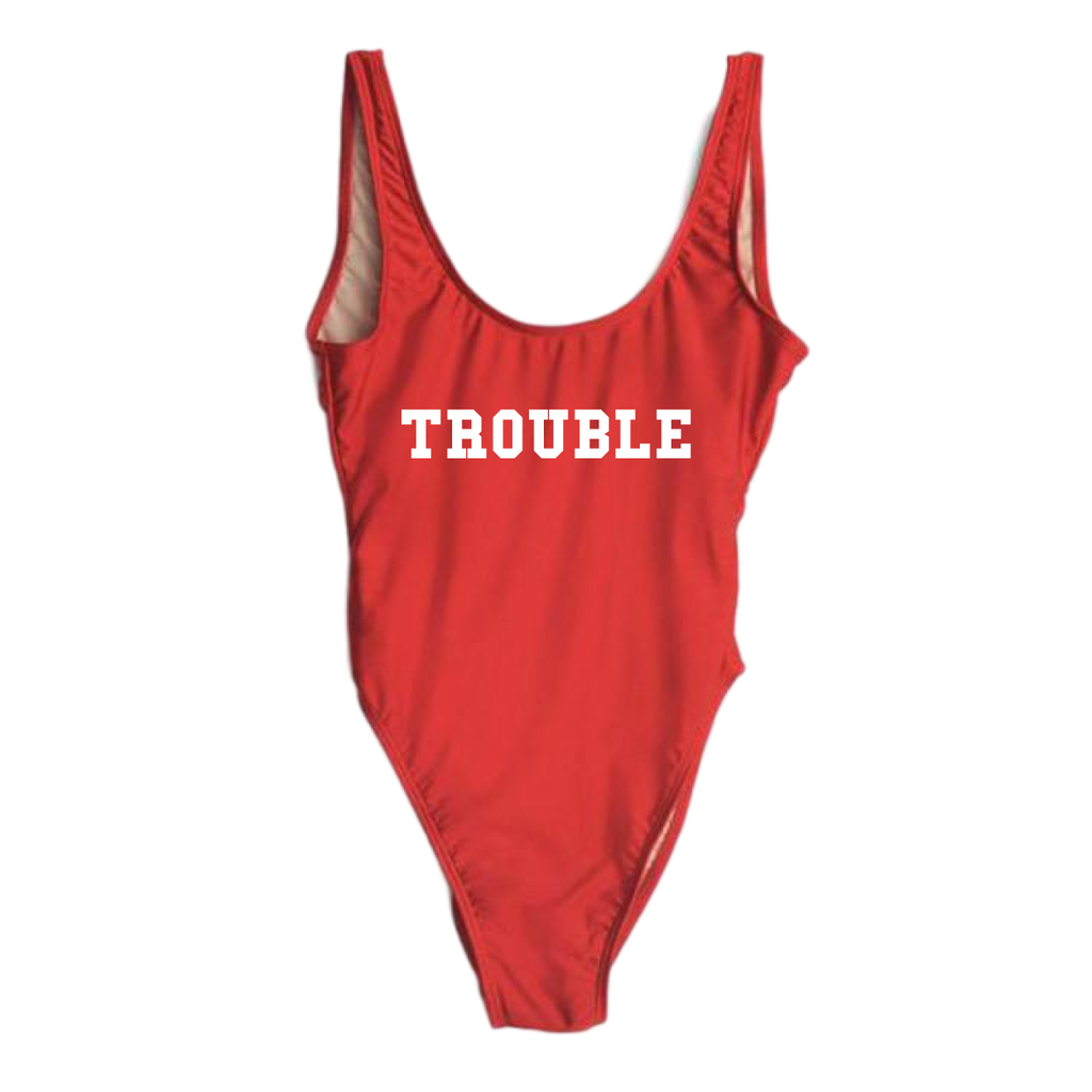RAVESUITS Classic One Piece XS / Red Trouble One Piece