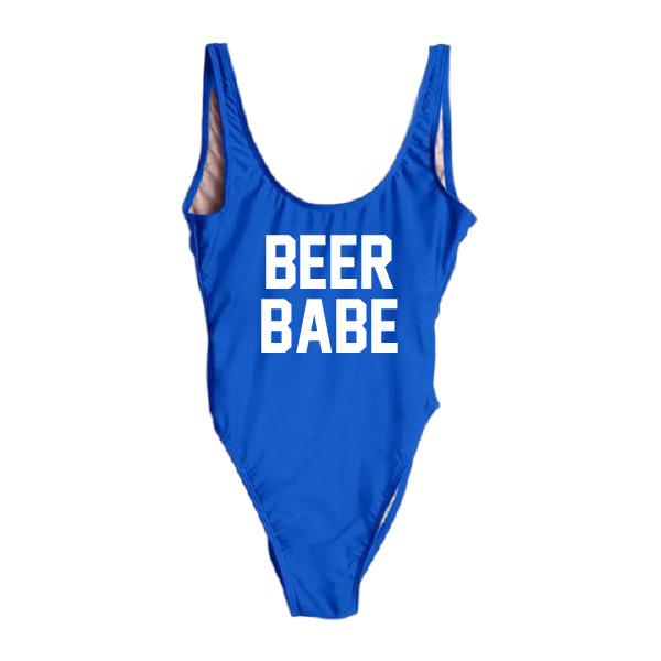 RAVESUITS Classic One Piece XS / Royal Blue Beer Babe One Piece