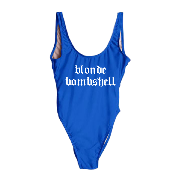 RAVESUITS Classic One Piece XS / Royal Blue Blonde Bombshell