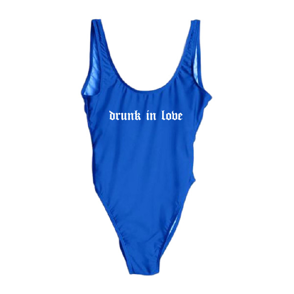 RAVESUITS Classic One Piece XS / Royal Blue Drunk In Love One Piece