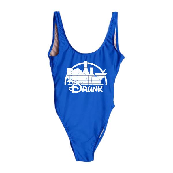 RAVESUITS Classic One Piece XS / Royal Blue Drunk One Piece