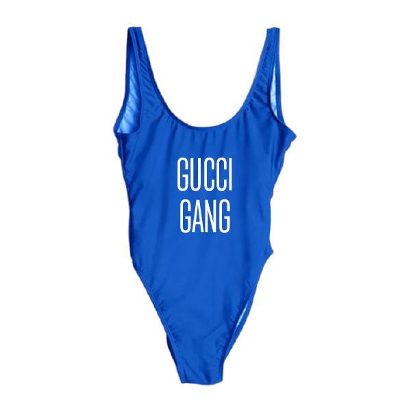 RAVESUITS Classic One Piece XS / Royal Blue Gucci Gang One Piece
