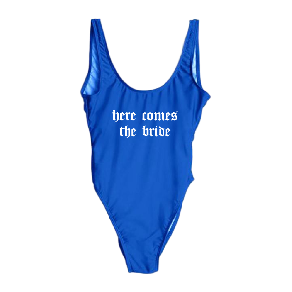 RAVESUITS Classic One Piece XS / Royal Blue Here Comes The Bride One Piece