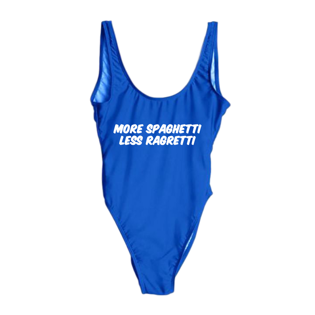 RAVESUITS Classic One Piece XS / Royal Blue More Spaghetti Less Ragretti One Piece