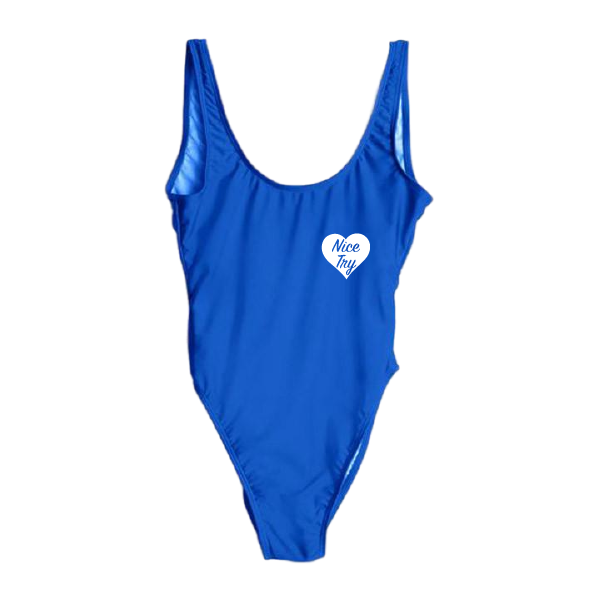 RAVESUITS Classic One Piece XS / Royal Blue Nice Try One Piece