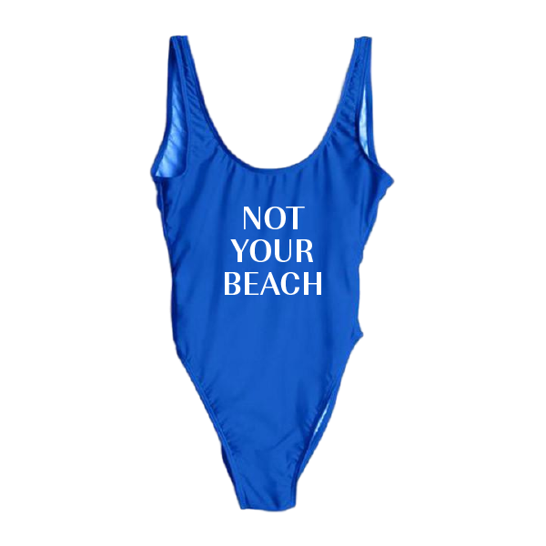 RAVESUITS Classic One Piece XS / Royal Blue Not Your Beach One Piece