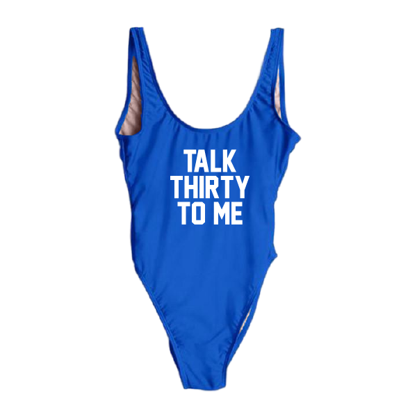 RAVESUITS Classic One Piece XS / Royal Blue Talk Thirty To Me One Piece