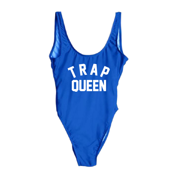 RAVESUITS Classic One Piece XS / Royal Blue Trap Queen One Piece