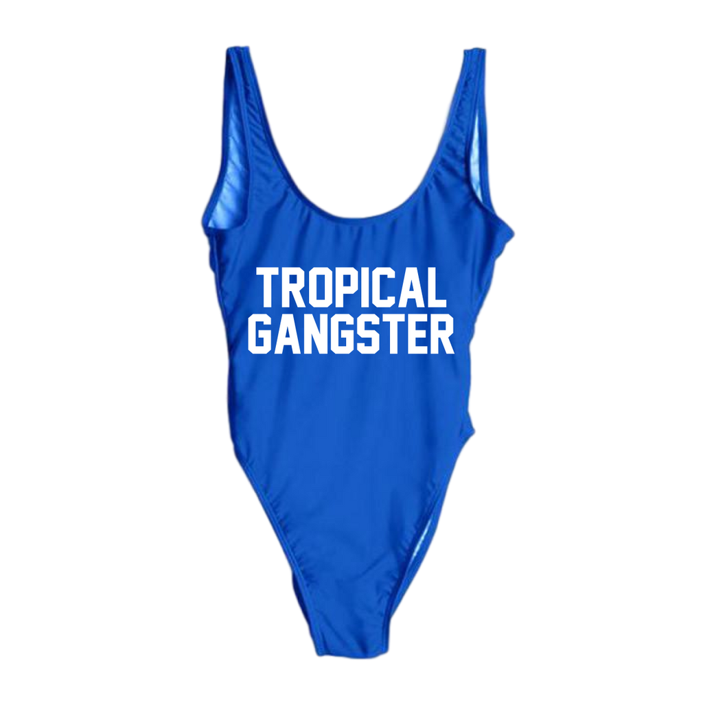 RAVESUITS Classic One Piece XS / Royal Blue Tropical Gangster One Piece