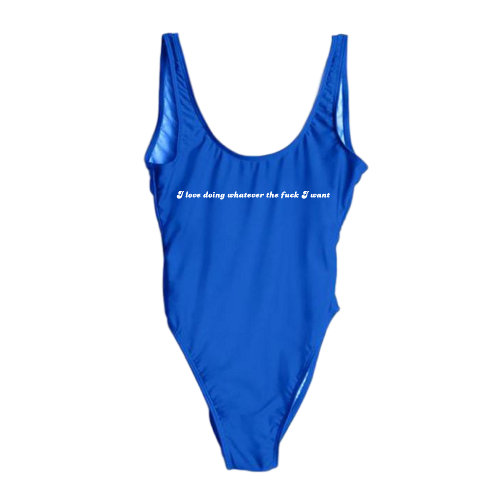 RAVESUITS Classic One Piece XS / Royal Blue Whatever I Want One Piece