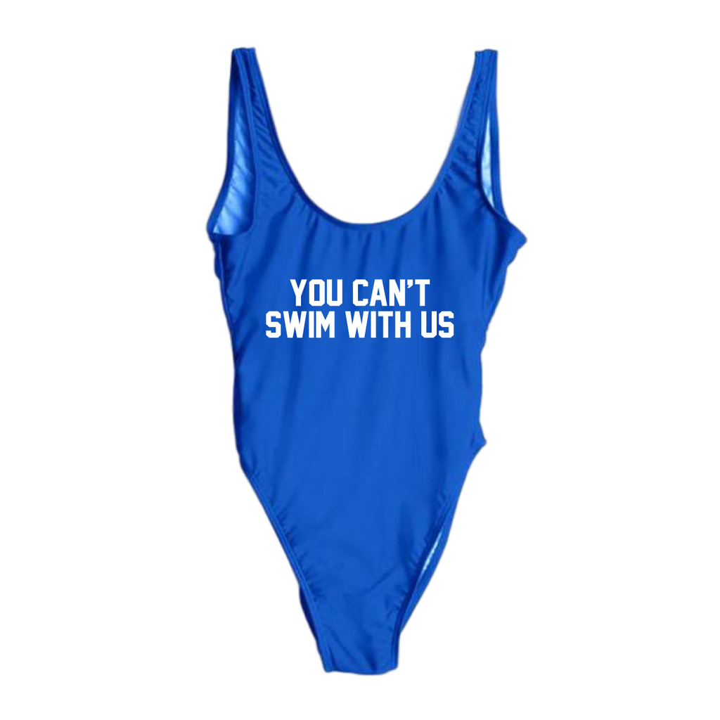 RAVESUITS Classic One Piece XS / Royal Blue You Can't Swim With Us One Piece
