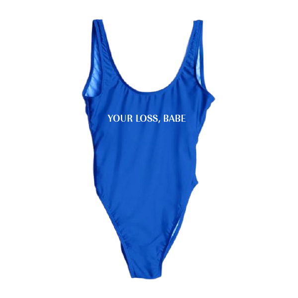 RAVESUITS Classic One Piece XS / Royal Blue Your Loss, Babe One Piece
